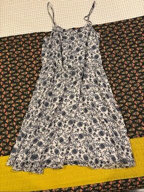 Loft floral spaghetti strap dress xs